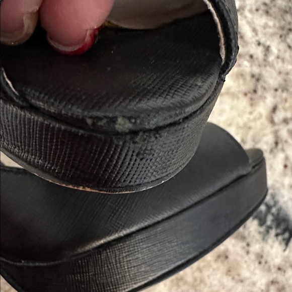 Michael Kors Classic Black Peep Toe Heels - Picture 8 of 10